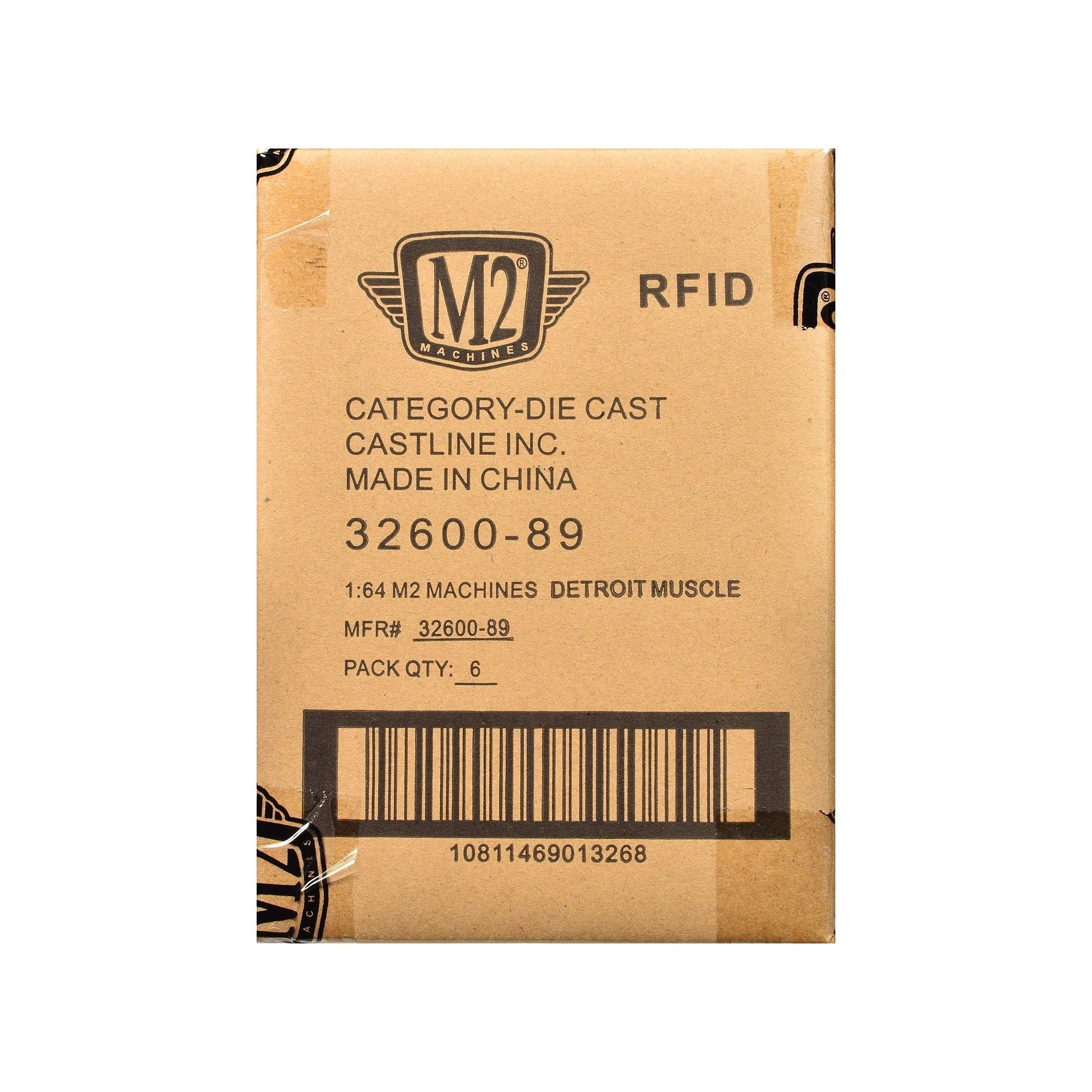 "Auto Meets" Set of 6 Cars IN DISPLAY CASES Release 89 Limited Edition 1/64 Diecast Model Cars by M2 Machines - M2 - ModelCars.com