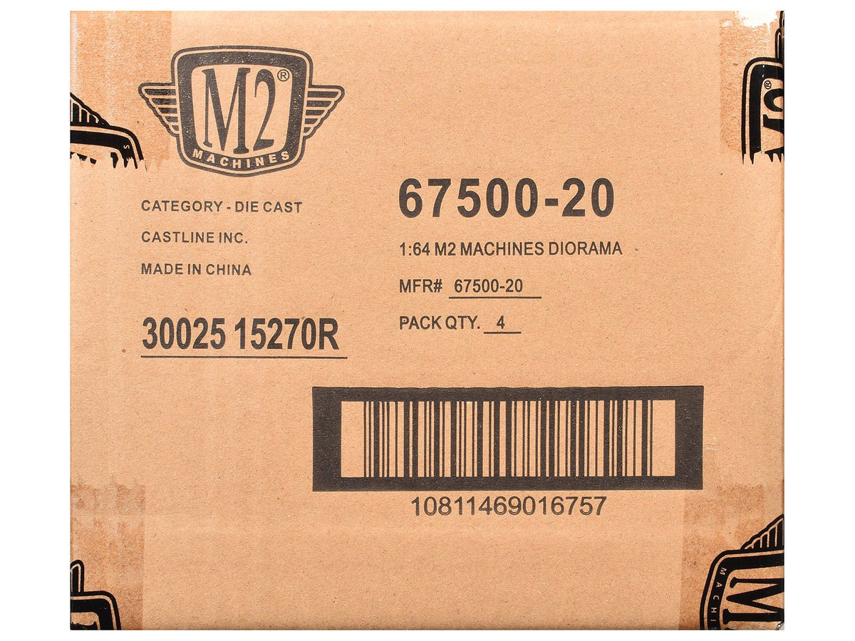 "Auto News" Release 20 Set of 4 Cars Limited Edition to 4500 pieces Worldwide 1/64 Diecast Model Cars by M2 Machines-M2-ModelCars.com