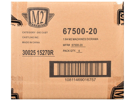 "Auto News" Release 20 Set of 4 Cars Limited Edition to 4500 pieces Worldwide 1/64 Diecast Model Cars by M2 Machines-M2-ModelCars.com