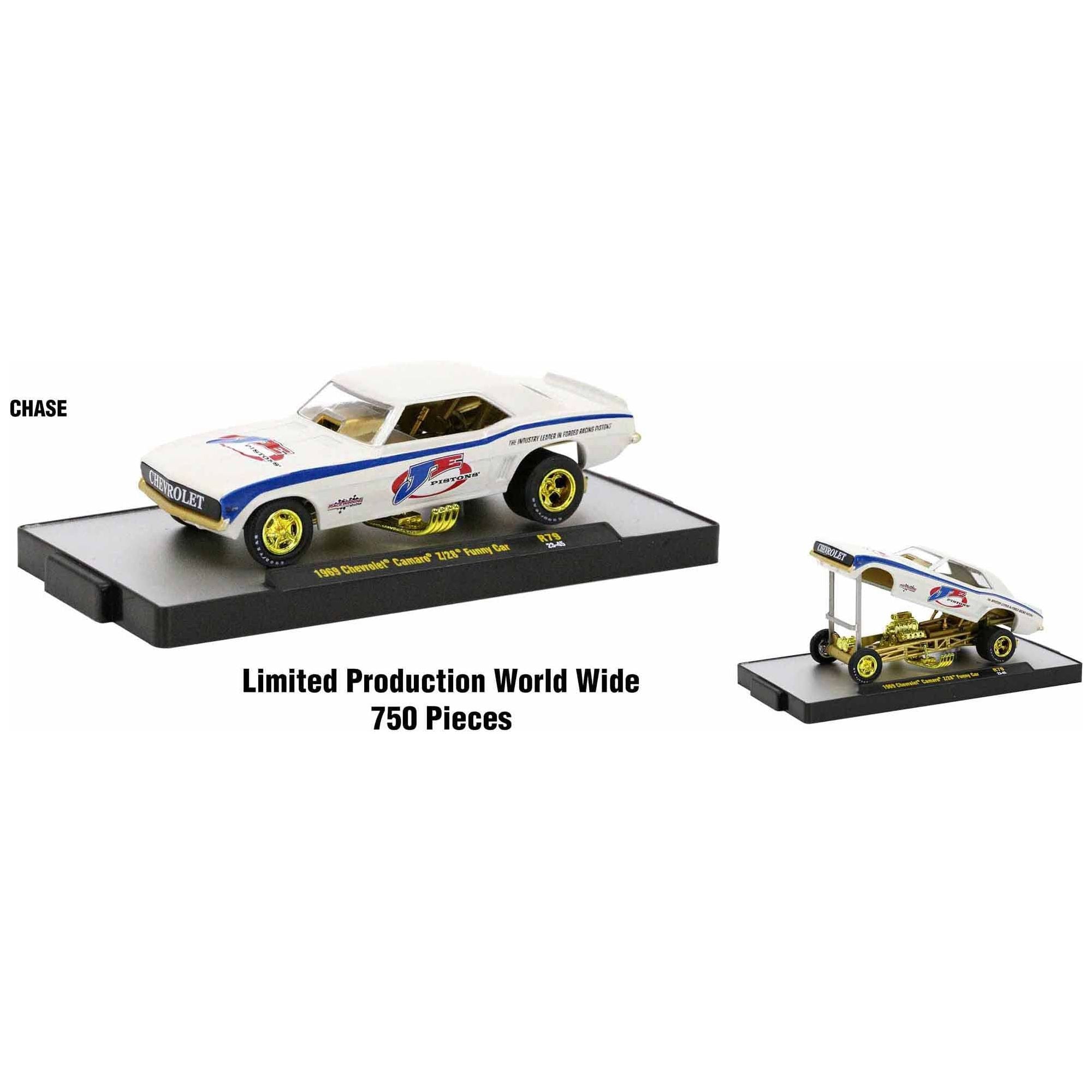 "Auto - Thentics" 6 piece Set Release 79 IN DISPLAY CASES Limited Edition 1/64 Diecast Model Cars by M2 Machines - M2 - ModelCars.com