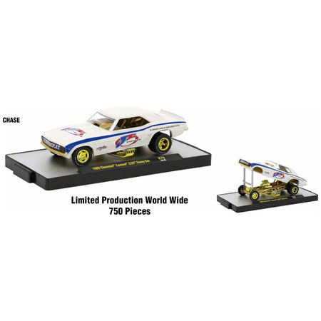 "Auto - Thentics" 6 piece Set Release 79 IN DISPLAY CASES Limited Edition 1/64 Diecast Model Cars by M2 Machines - M2 - ModelCars.com