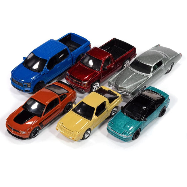Auto World Premium 2025 Release 1 Set B of 6 pieces 1/64 Diecast Model Cars by Auto World-Autoworld-ModelCars.com
