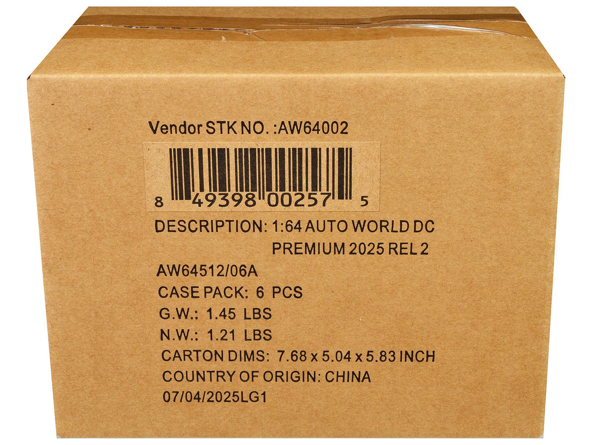 Auto World Premium 2025 Release 2 Set A of 6 pieces 1/64 Diecast Model Cars by Auto World-Autoworld-ModelCars.com