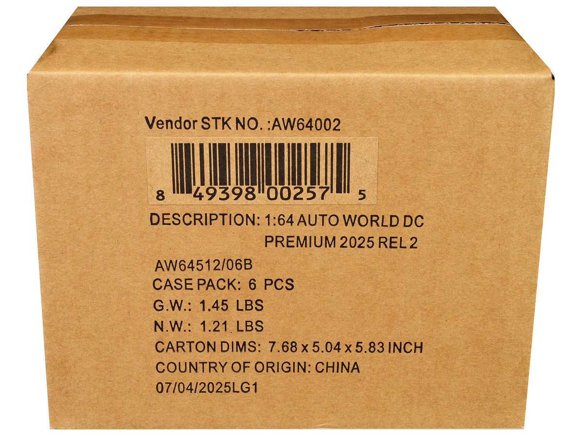 Auto World Premium 2025 Release 2 Set B of 6 pieces 1/64 Diecast Model Cars by Auto World-Autoworld-ModelCars.com