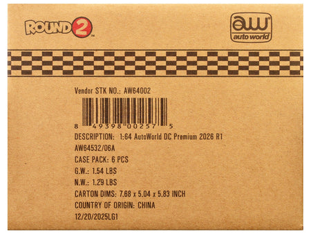 Auto World Premium 2026 Release 1 Set B of 6 pieces 1/64 Diecast Model Cars by Auto World-Autoworld-ModelCars.com
