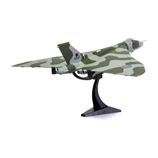 Avro Vulcan B2 Bomber Aircraft "XM597 'Black Buck 6 Shrike Missile Mission Rio de Janeiro Divert Aircraft Falklands War" (1982) British Royal Air Force "The Aviation Archive" Series 1/72 Diecast Model by Corgi - Corgi - ModelCars.com