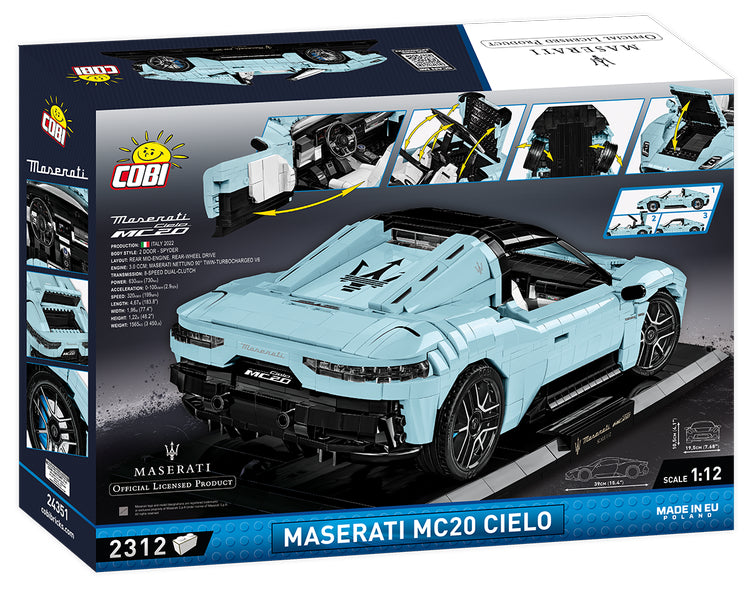 Cobi Maserati Collection MASERATI MC20 CIELO Vehicle - EXECUTIVE EDITION