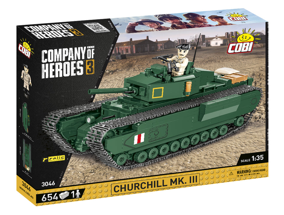 Cobi 654pcs COH 3 Churchill MK. III