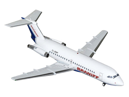 BAC 111-200 Commercial Aircraft "Braniff International Airways" (EI-BWP) White with Blue Tail "Gemini 200" Series 1/200 Diecast Model Airplane by GeminiJets-GeminiJets-ModelCars.com