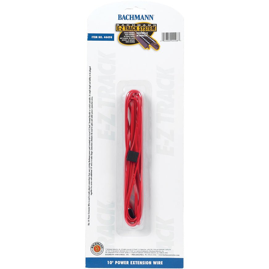 Bachmann 10 ft Red Terminal Extension Wire (All Scales) - Bachmann - ModelCars.com