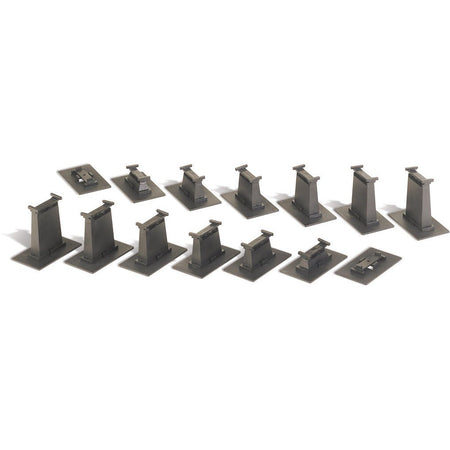 Bachmann 14 - Piece Graduated Pier Set (HO Scale) - Bachmann - ModelCars.com