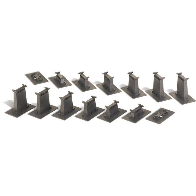 Bachmann 14 - Piece Graduated Pier Set (HO Scale) - Bachmann - ModelCars.com