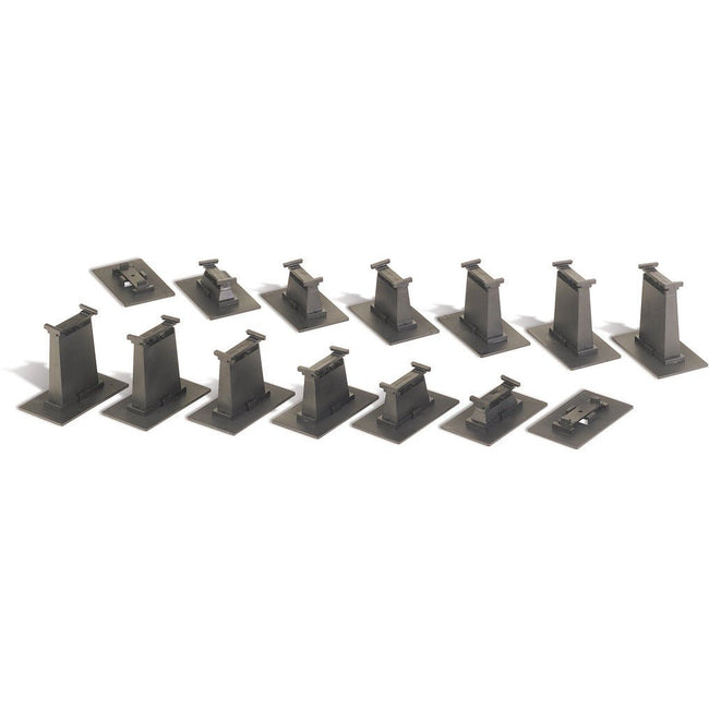 Bachmann 16 - Piece Graduated Pier Set (N Scale) - Bachmann - ModelCars.com