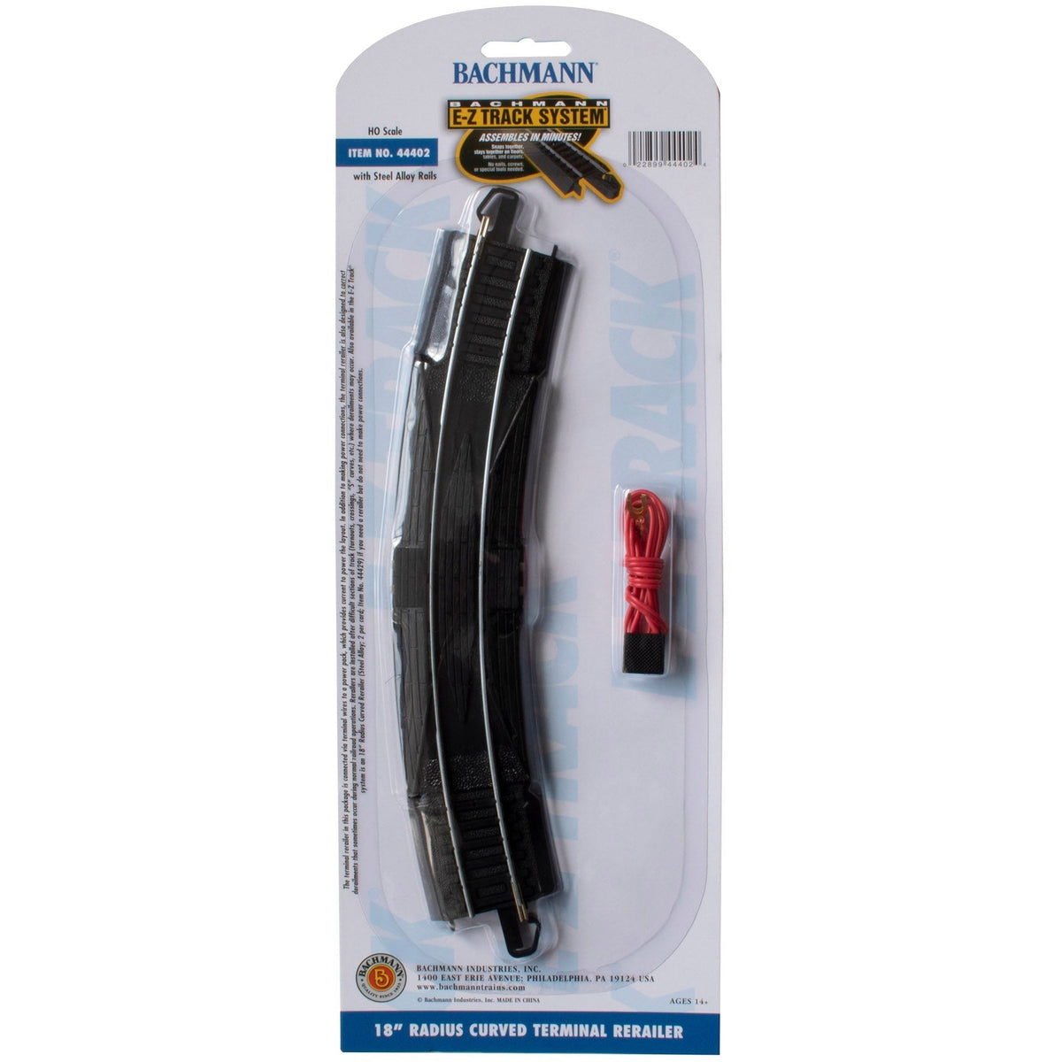 Bachmann 18" Radius Terminal Rerailer with Wire (HO Scale) - Bachmann - ModelCars.com