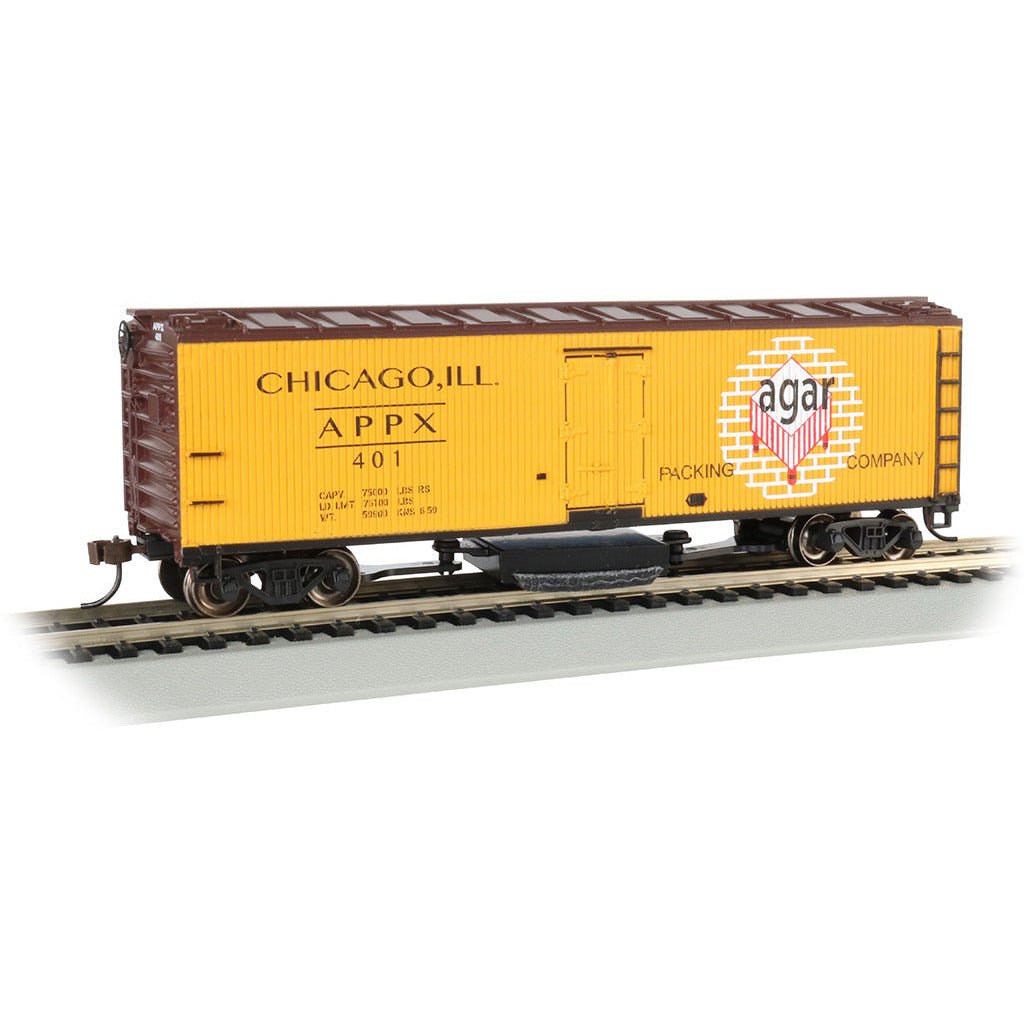 Bachmann Agar Packing Co. - Track - Cleaning 40' Wood - Side Reefer - Bachmann - ModelCars.com