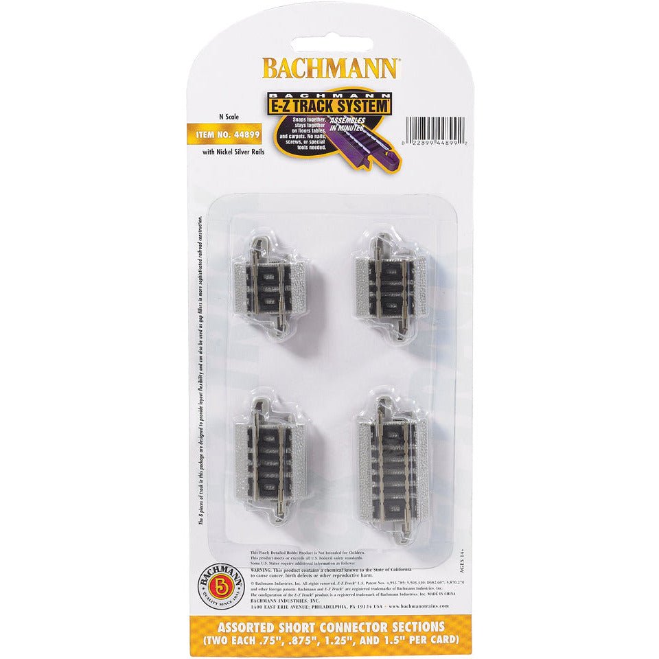 Bachmann Assorted Short Connector Sections (N Scale) - Bachmann - ModelCars.com