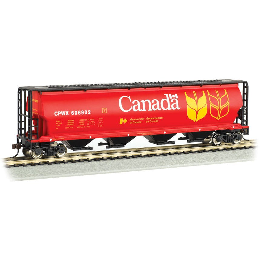 Bachmann Canada Grain - 4 Bay Cylindrical Grain Hopper - Bachmann - ModelCars.com