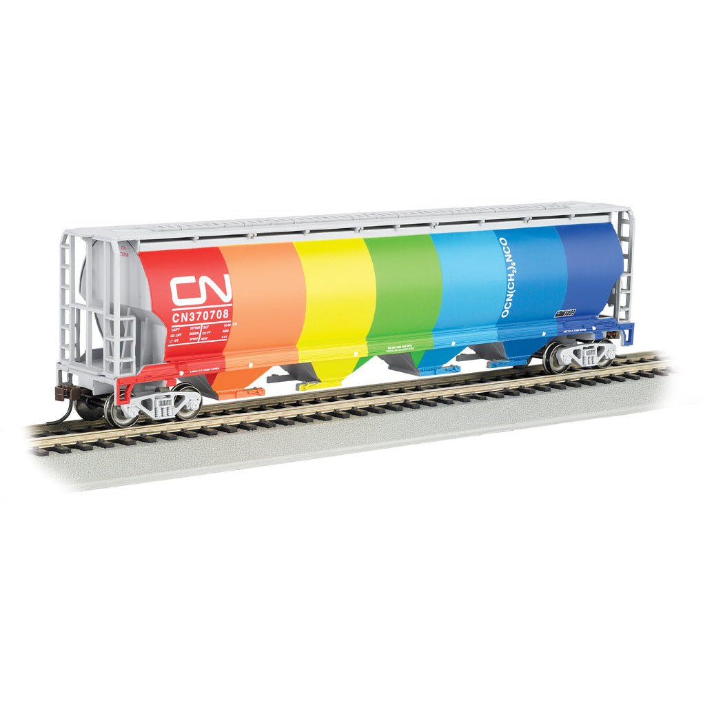 Bachmann Canadian National Demonstrator - 4 Bay Cylindrical Grain Hopper - Bachmann - ModelCars.com