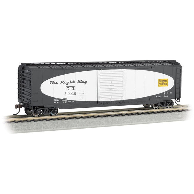 Bachmann Central of Georgia(football scheme) - 50' Sliding Door Box Car(HO - Bachmann - ModelCars.com