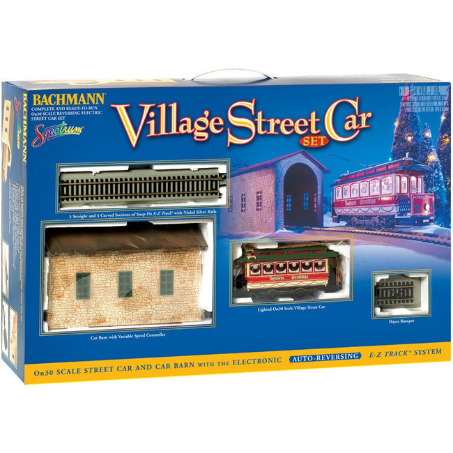 Bachmann Christmas Streetcar Set - Bachmann - ModelCars.com