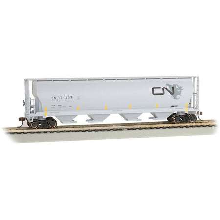 Bachmann CN - North American Logo - 4 Bay Cylindrical Grain Hopper - Bachmann - ModelCars.com