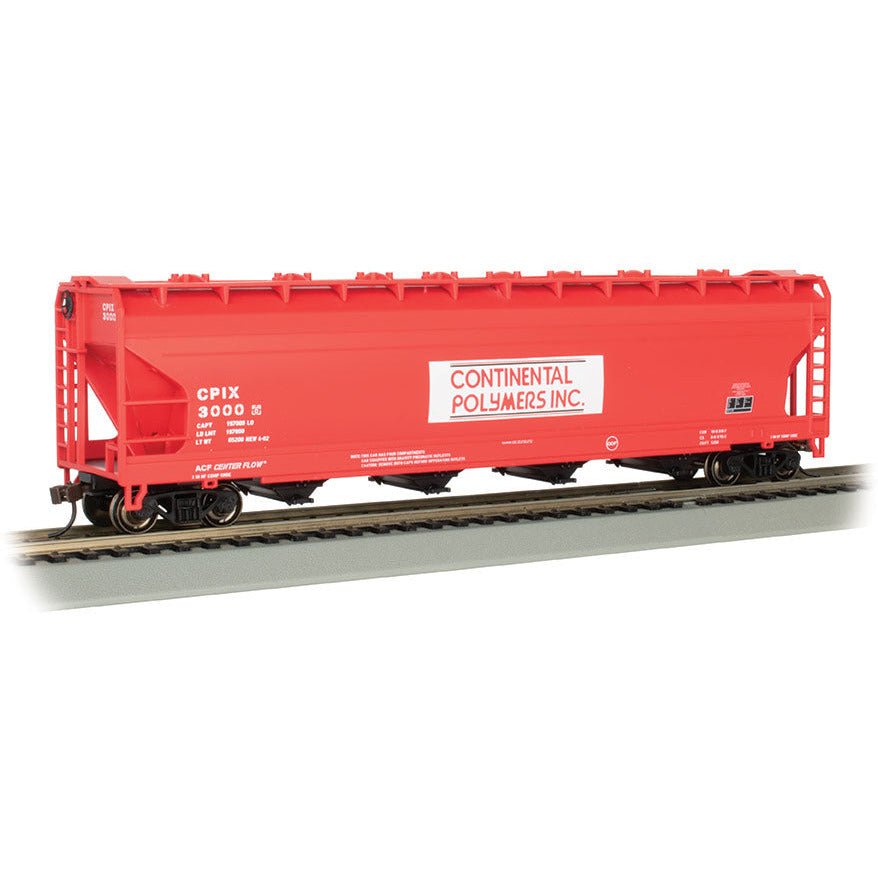 Bachmann Continental Polymers 3000 - 56' ACF Center - Flow Hopper - Bachmann - ModelCars.com