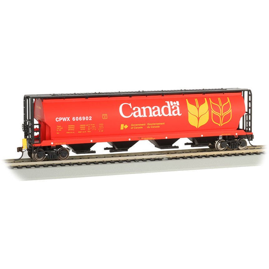 Bachmann Cylindrical Grain Hopper with FRED - Canada Grain - Bachmann - ModelCars.com
