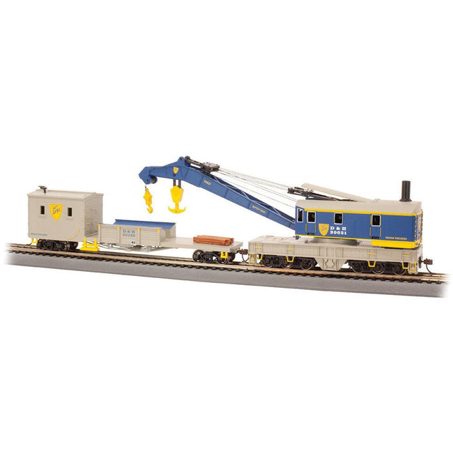 Bachmann Delaware & Hudson - 250 - Ton Steam Crane & Boom Tender (HO Scale) - Bachmann - ModelCars.com