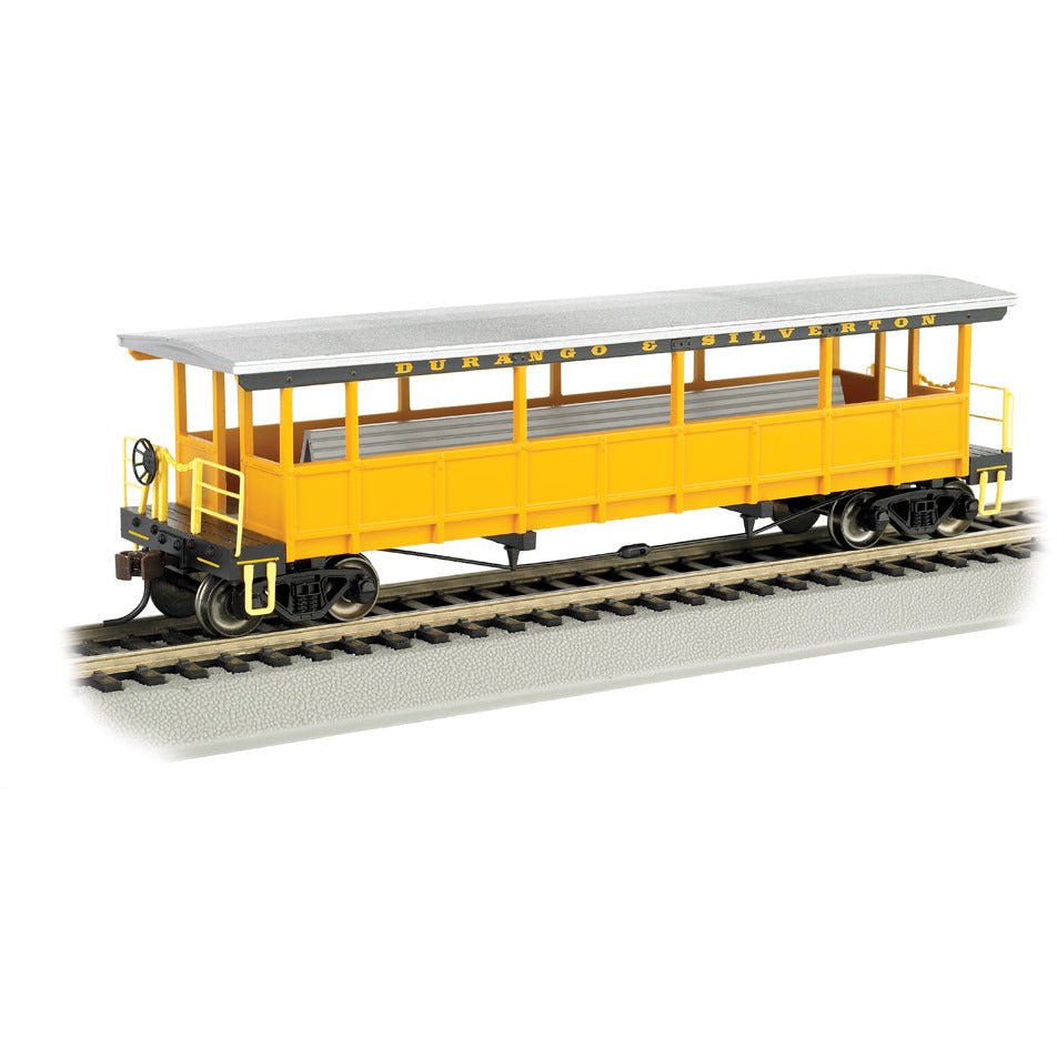 Bachmann Durango & Silverton - Open - Sided Excursion Car (HO Scale) - Bachmann - ModelCars.com