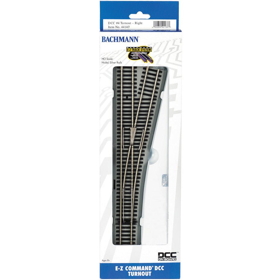 Bachmann E - Z Command® DCC 4 Turnout - Right (HO Scale) - Bachmann - ModelCars.com