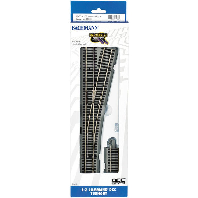 Bachmann E - Z Command® DCC 5 Turnout - Right (HO Scale) - Bachmann - ModelCars.com