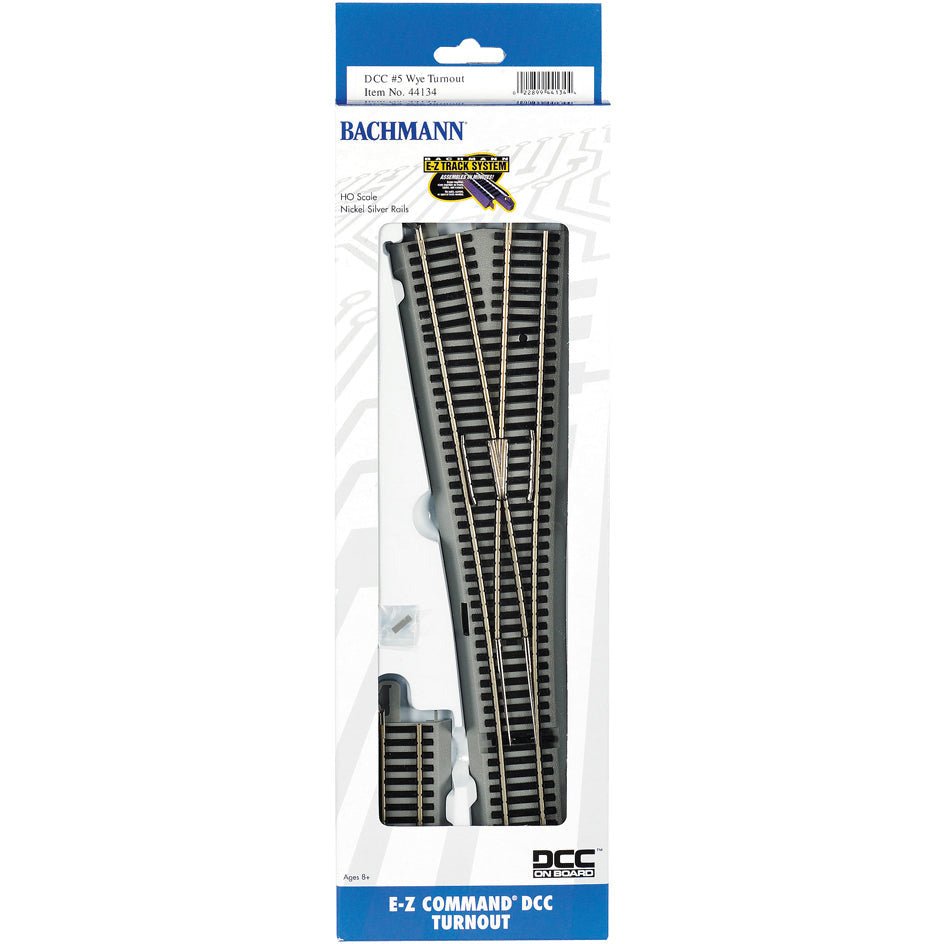 Bachmann E - Z Command® DCC 5 Wye Turnout (HO Scale) - Bachmann - ModelCars.com