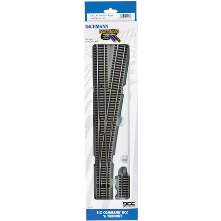 Bachmann E - Z Command® DCC 6 Turnout - Right (HO Scale) - Bachmann - ModelCars.com