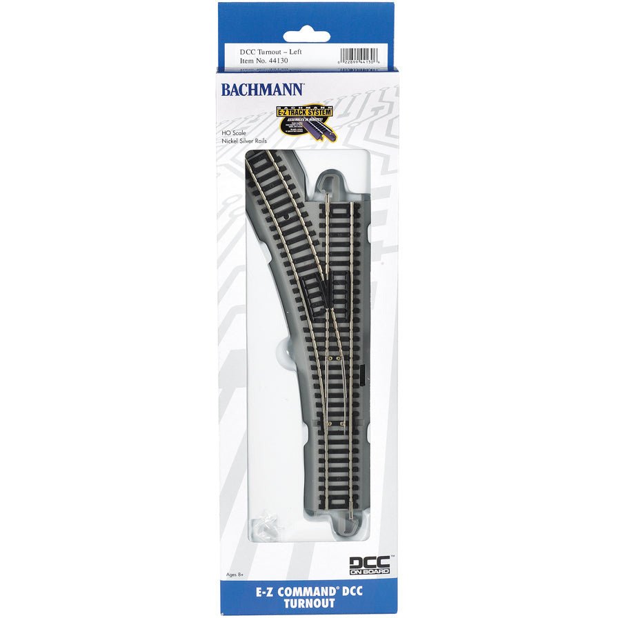 Bachmann E - Z Command® DCC Turnout - Left (HO Scale) - Bachmann - ModelCars.com