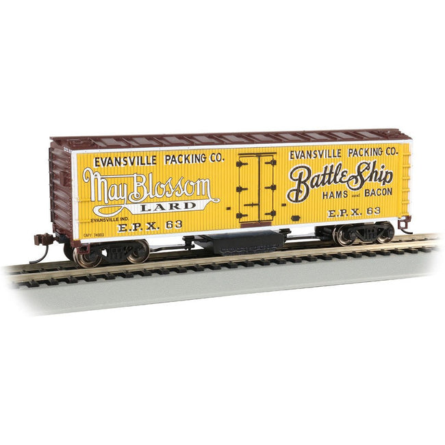 Bachmann Evansville Packing - Track - Cleaning 40' Wood - Side Reefer - Bachmann - ModelCars.com