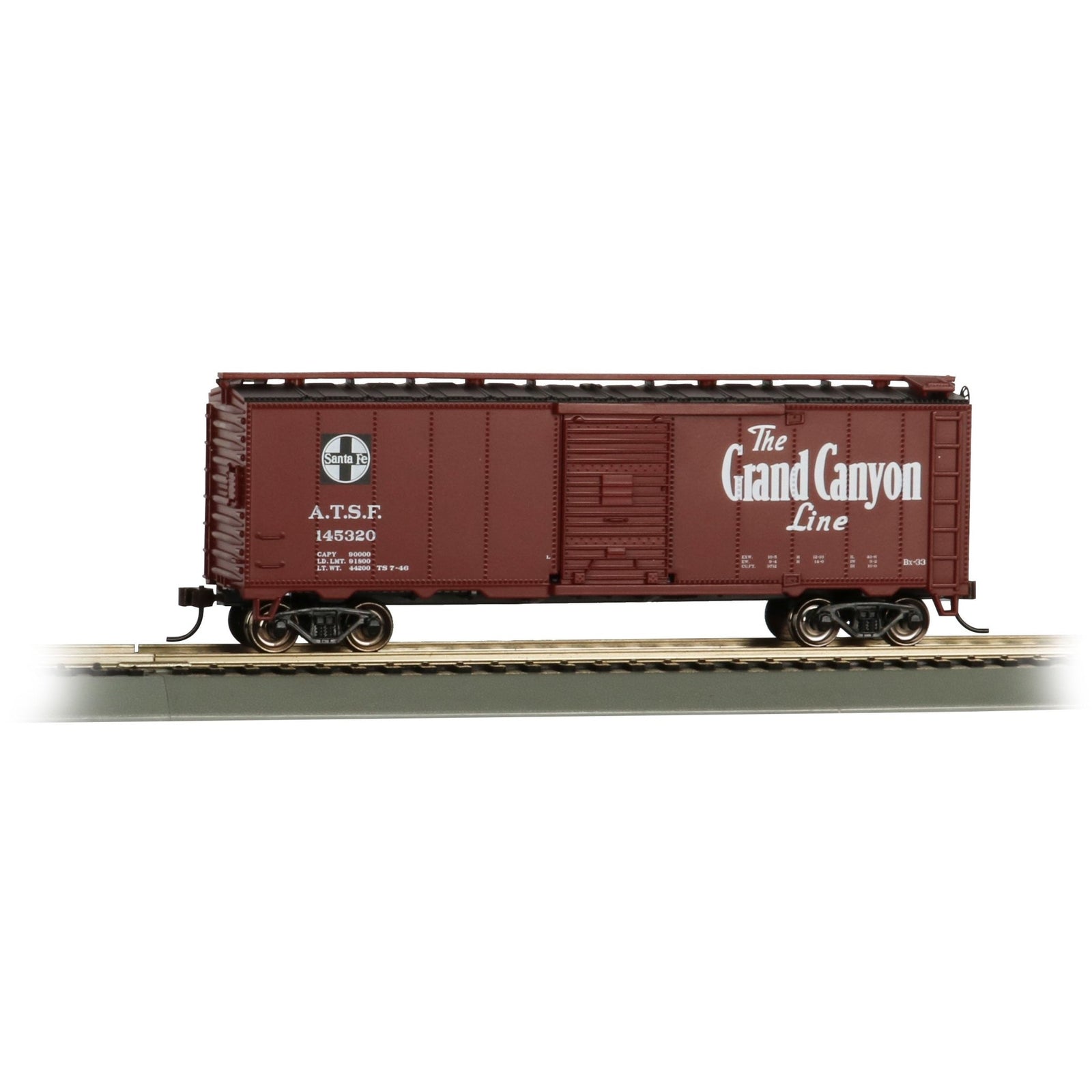 Bachmann Grand Canyon 40' Santa Fe Map Box Car (HO Scale) - Bachmann - ModelCars.com