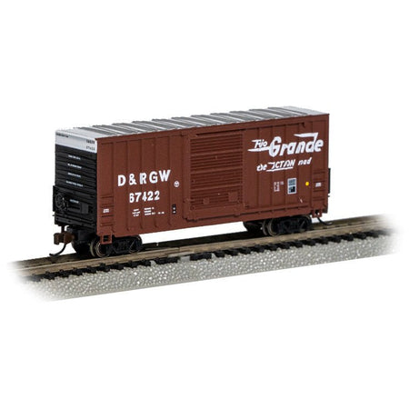 Bachmann Hi - Cube Box Car - Rio Grande™ 67422 - Brown - Bachmann - ModelCars.com
