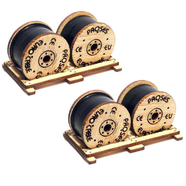 Bachmann HO Scale Cable Drums - Kit (2 per Pack) - Bachmann - ModelCars.com