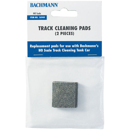 Bachmann HO Scale Track - Cleaning Replacement Pads (2/Package) - Bachmann - ModelCars.com