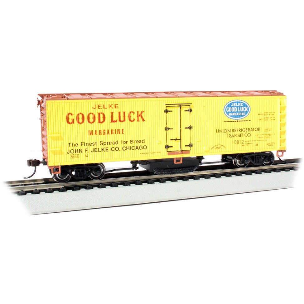 Bachmann Jelke Good Luck Margarine - Track - Cleaning 40' Wood - Side Reefer - Bachmann - ModelCars.com
