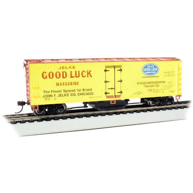 Bachmann Jelke Good Luck Margarine - Track - Cleaning 40' Wood - Side Reefer - Bachmann - ModelCars.com