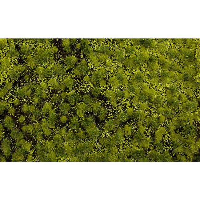 Bachmann Light Green Tufted Grass Mat (one 11.75" X 7.5" sheet) - Bachmann - ModelCars.com