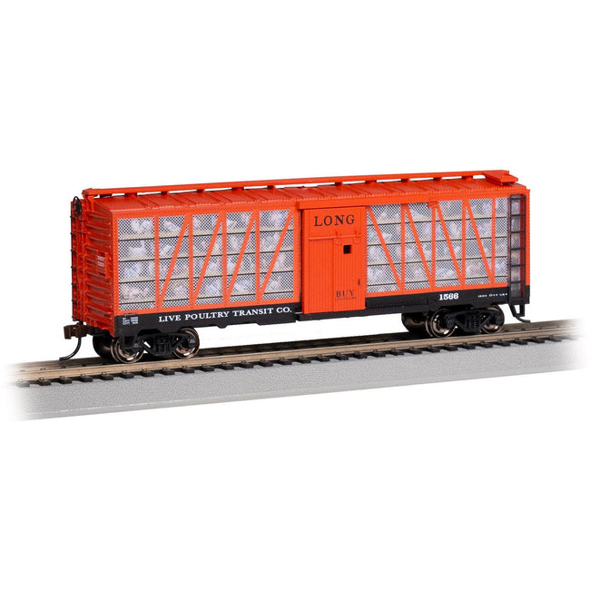 Bachmann Live Poultry Transit Co. 1566 (Long with Turkeys) - Bachmann - ModelCars.com