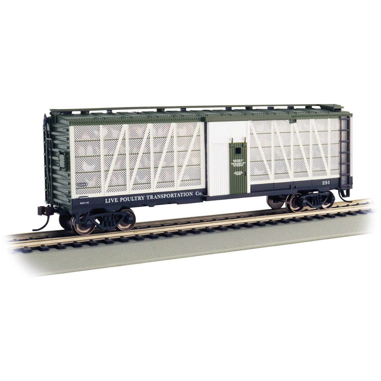 Bachmann Live Poultry Transportation Co. 251 (with Chickens) - Bachmann - ModelCars.com