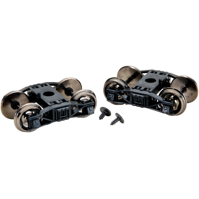 Bachmann Long Wheelbase Arch Bar Freight Trucks (1 Pair/Card) - Bachmann - ModelCars.com