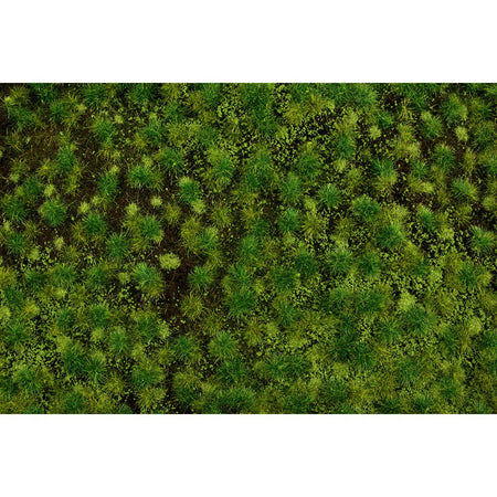 Bachmann Medium Green Tufted Grass Mat (one 11.75" X 7.5" sheet) - Bachmann - ModelCars.com