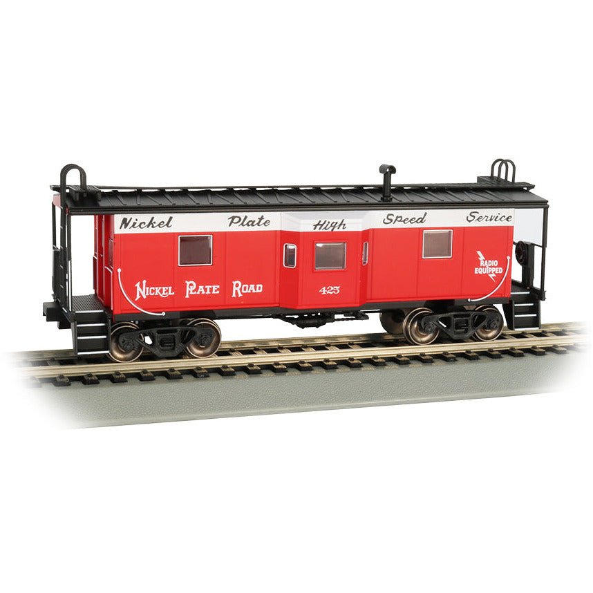 Bachmann Nickel Plate Road - Bay Window w/ Roof Walk Caboose (HO Scale) - Bachmann - ModelCars.com