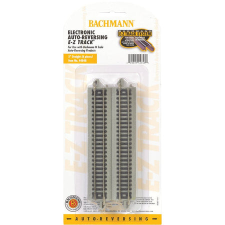 Bachmann Nickel Silver Auto - Reversing 5" Straight Track - N Scale - Bachmann - ModelCars.com