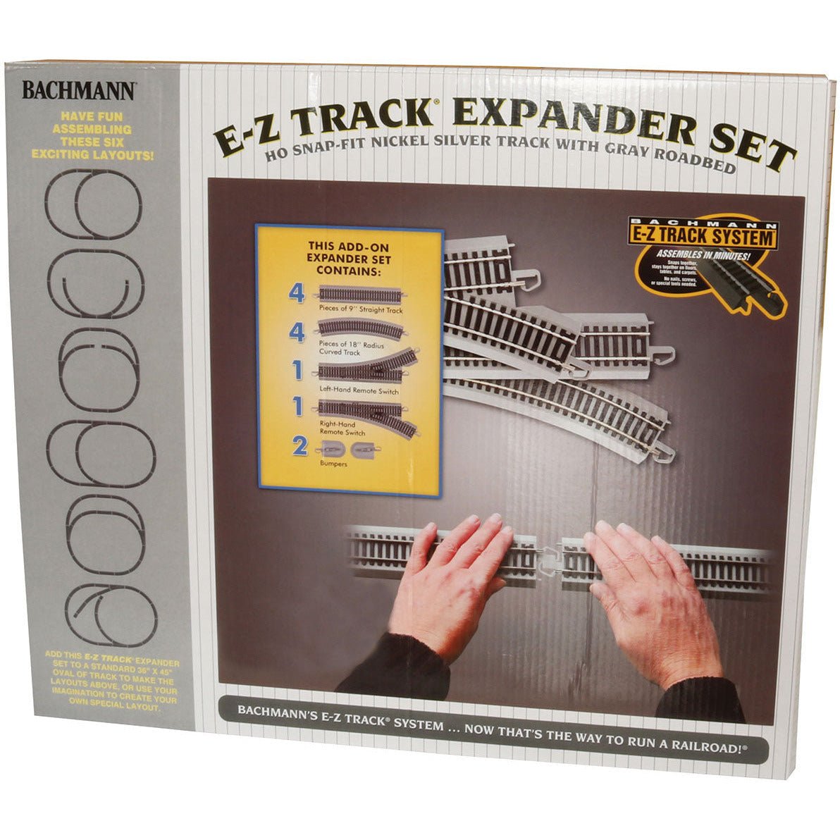 Bachmann Nickel Silver Layout Expander Set (HO Scale) - Bachmann - ModelCars.com