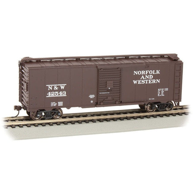 Bachmann Norfolk & Western 42543 - Steam Era 40' Box Car (HO Scale) - Bachmann - ModelCars.com